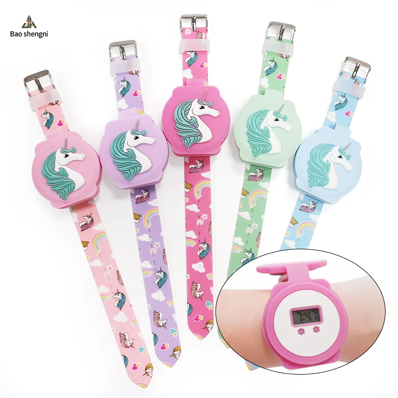 New Desgin Kids Silicone Cartoon Watch Silicone Animal LED Watch Analog kids silicone led digital watch