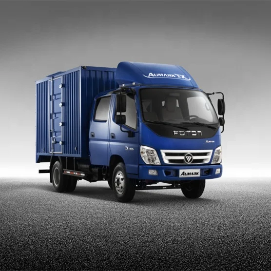 Gasoline Petrol Fuel Engine Double Cab 5 Ton Load Light Cargo Van Truck