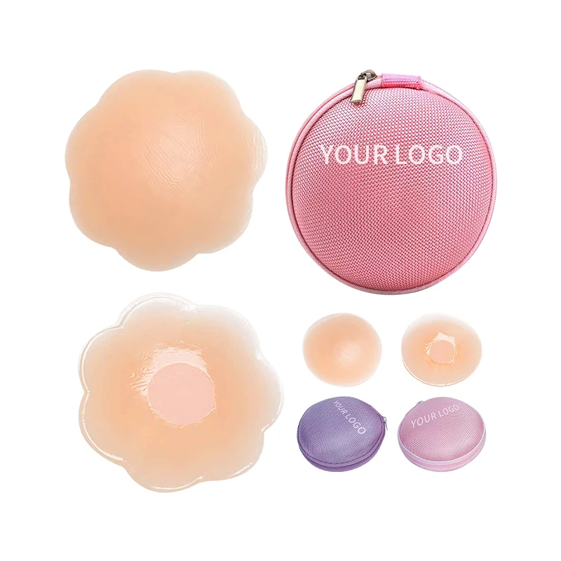 INVISFEEL High Quality Medical Grade Silicone mate Nipple Cover Invisible Nipple Sticker Breathable Thin cakes Nipple Cover