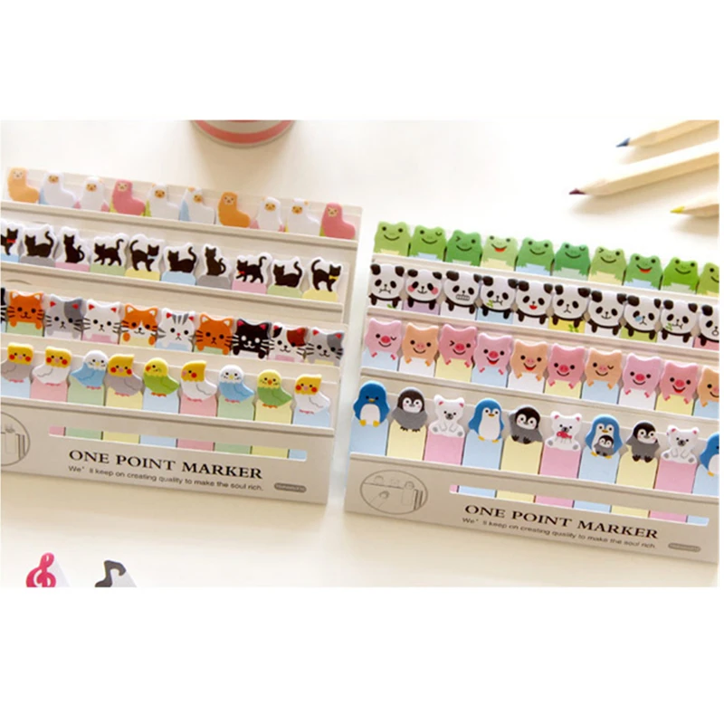 Self Adhesive Cartoon Personalized Custom Index School Supplies Sticky Notes