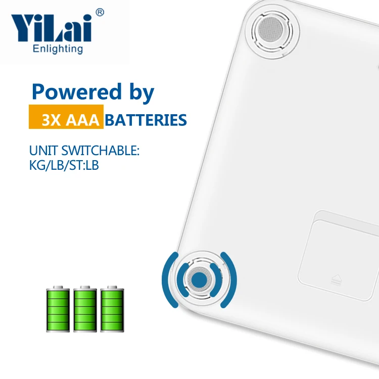 Top sale Tuya wifi scale 180kg White digital Body Fat Analyzer BMI weighing machine household  smart scale