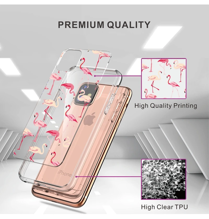 
Customized Design Transparent Soft TPU Clear Phone Case for Huawei Y9 Prime 2019 Cover 