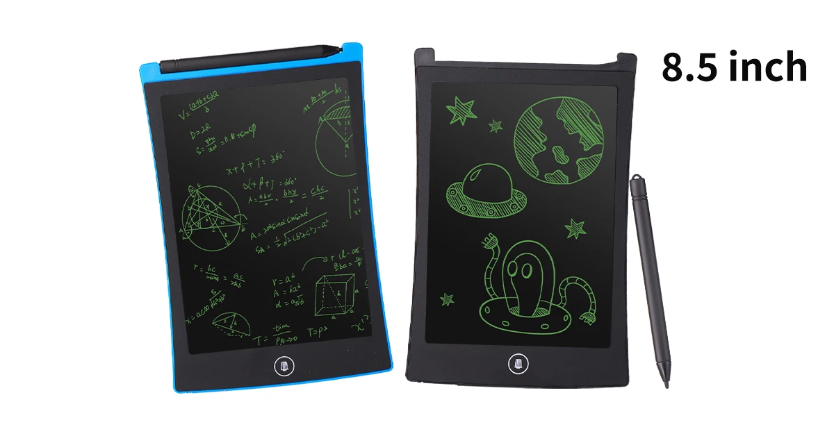Kids Drawing Lcd Writing Tablet Writing Accessories OEM Customized Battery Style Note Button School Office