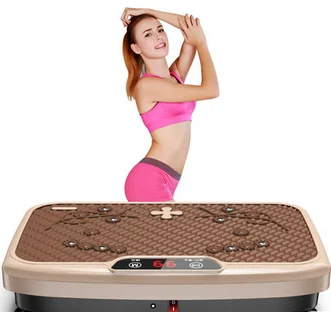 Hot sale body slim trainer fit machines electronic shaker 3D vibration plate for home