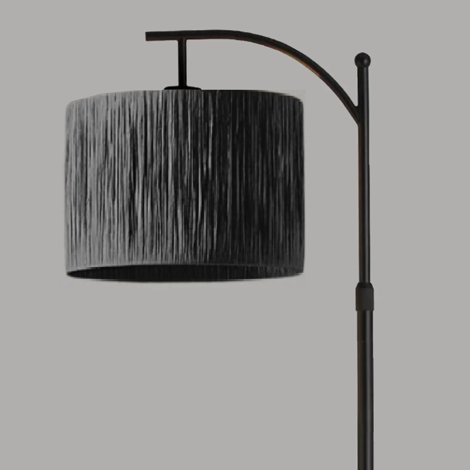 2022 Raffia Lampshade Folding Lamparas Luxury Lighting Home Indoor Decor Corner Sea Grass Standing Nordic LED Raffia Floor Lamp