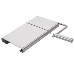 Cheese Slicer Stainless Steel Wire Cutter with Serving Board Kitchen Tool Set Board Chocolate Grater Cheese Cutting