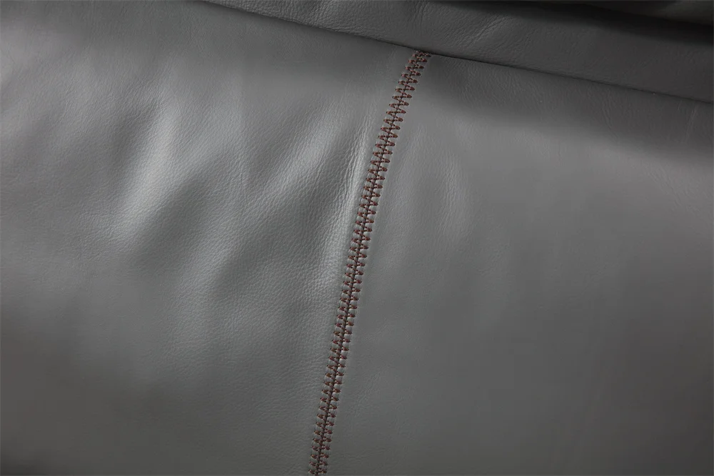 Factory Hot Selling Modern And Fashionable Leather Sofa Combination With Smooth Lines And Segmented Leather Sofas