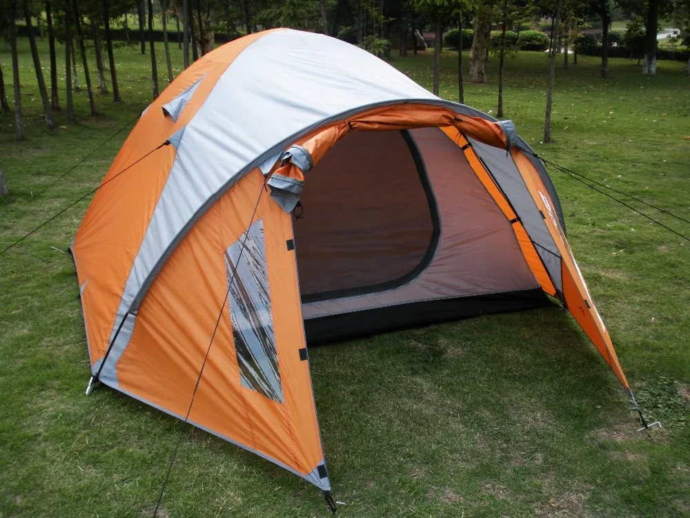 JWJ-019 Promotion outdoor soundproof 3 person large dome tourist tent