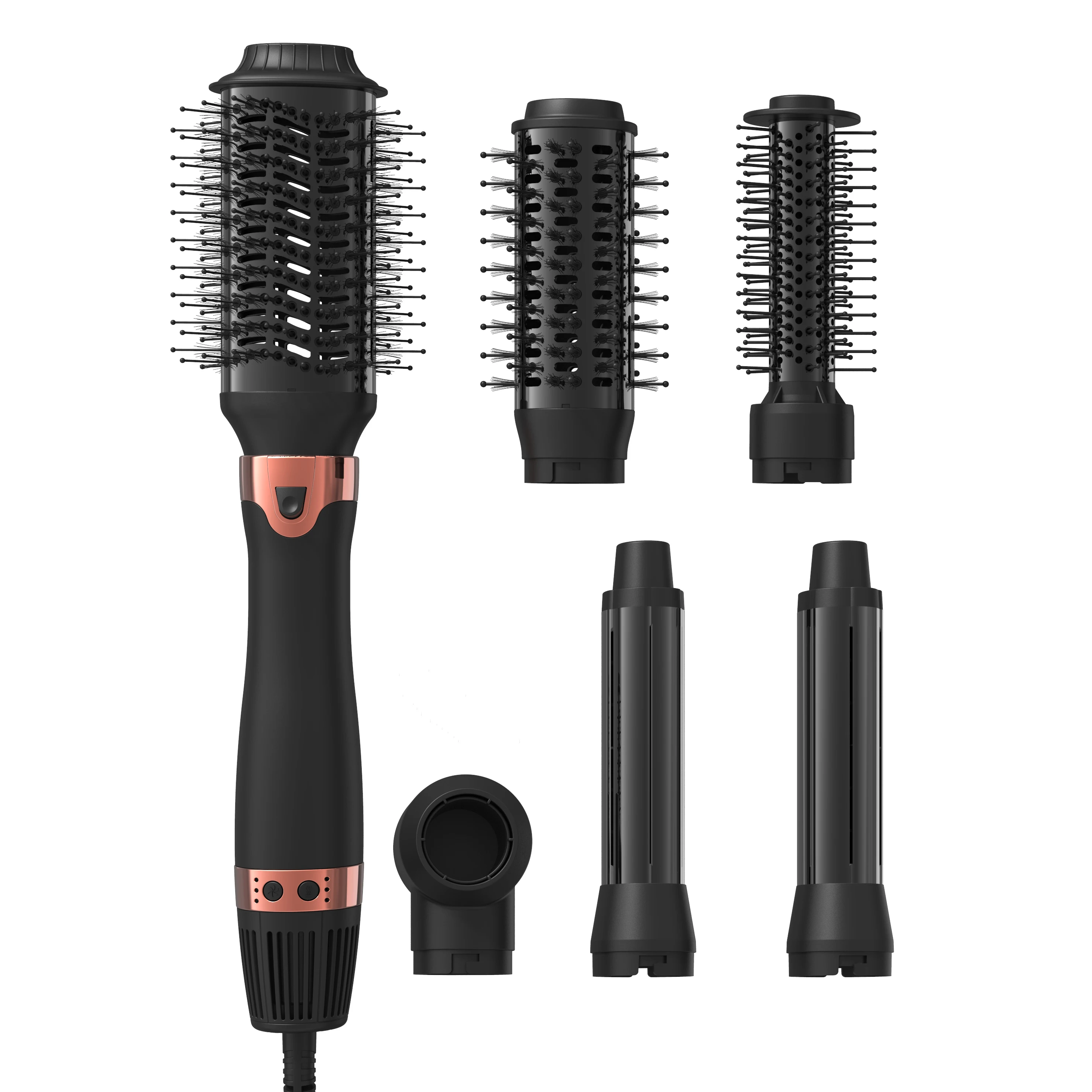 High Speed Hair Dryer brush 110000RPM Brushless motor 1200W Blow Dryer 5 in 1 Automatic Air Curling Iron Brush Wrap Styler