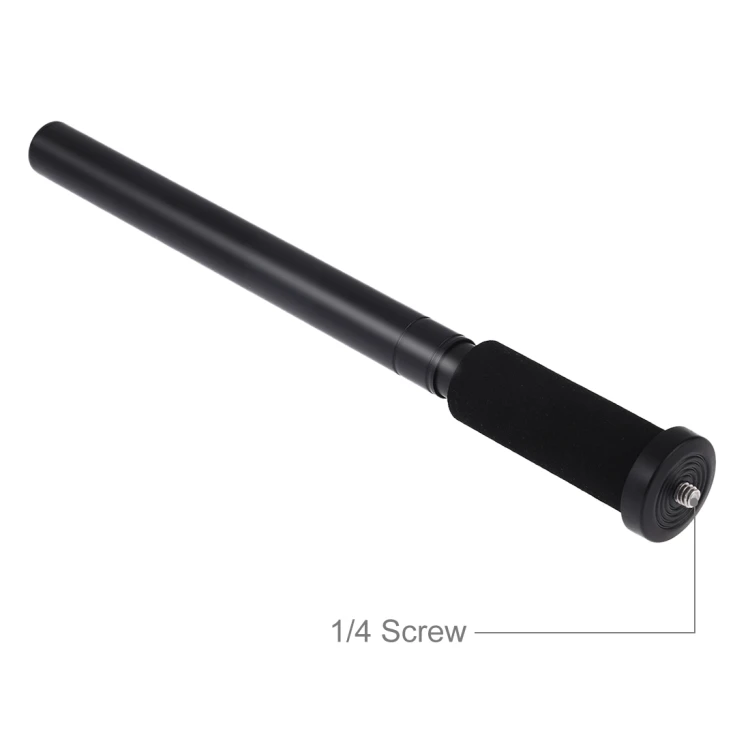  Custom PULUZ Handheld Adjustable Aluminum Alloy Tripod Mount Monopod Extension Central Shaft Rod for LED