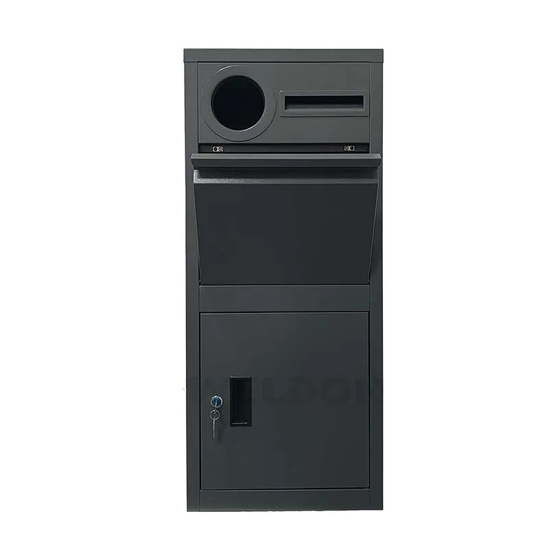 Waterproof Modern Secure Free Standing Parcel Box Drop Delivery Package Mailboxes Outdoor Letterbox