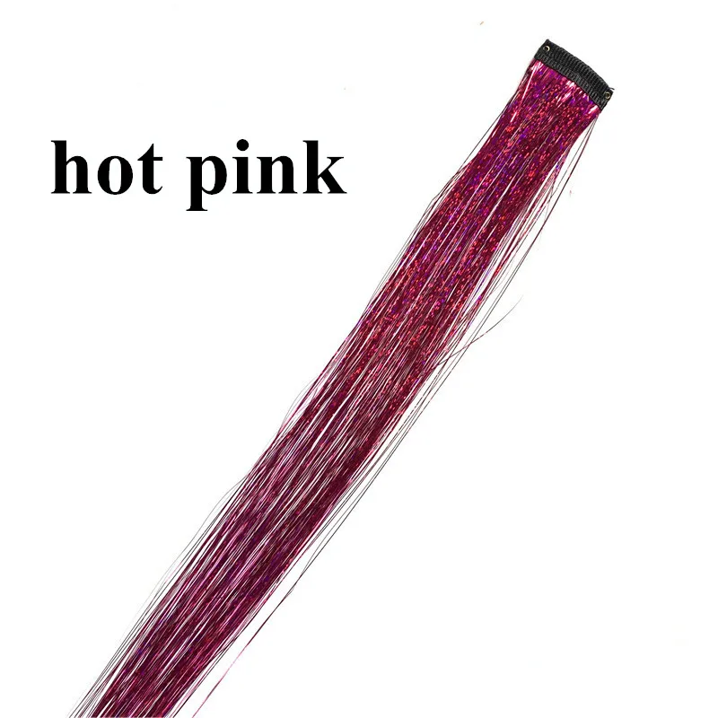 18Inch Hair Accessories Hair Tinsel Clip In Hair Extensions