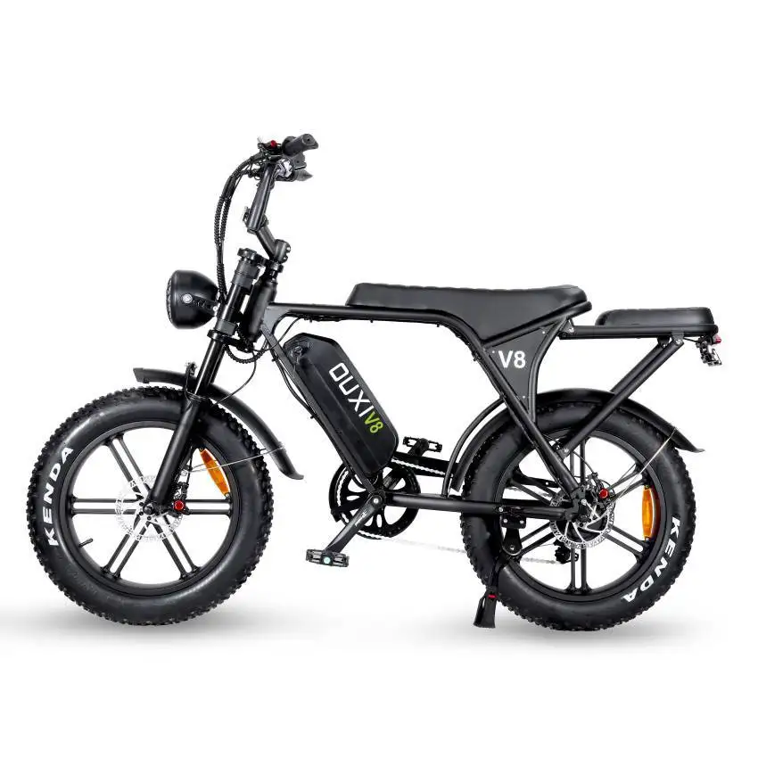 Ebike Eu Warehouse Bicicleta Eletrica Electrische Fiet Ebike Ouxi V8 Mountain Belt Drive  20-Inch 48V  City E-bike Mountain Bike