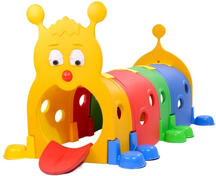 Детский Пластиковый наружный комнатный цветной Дошкольный гусеничный туннель для эльфов для малышей туннель для эльфов