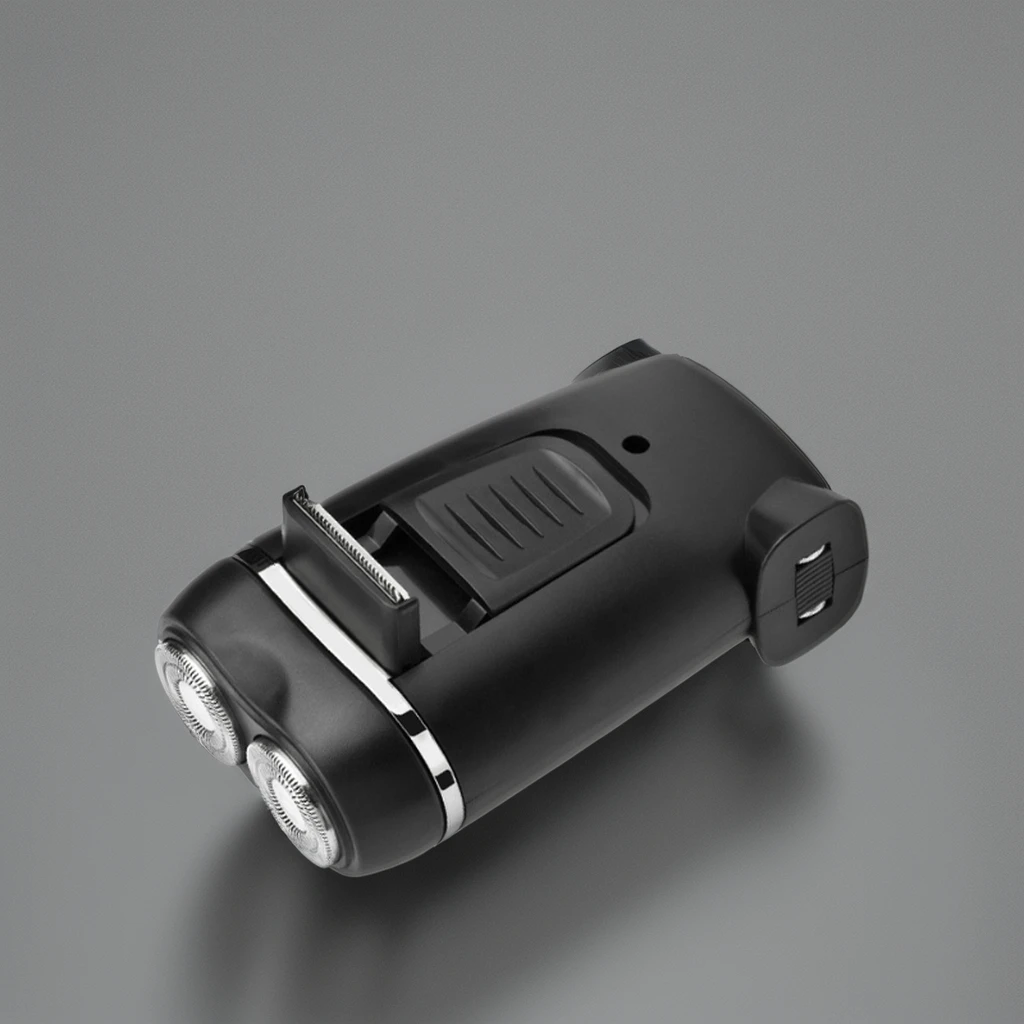 Direct Sales hair trimmers & clippers  Men Portable Mini Shaver Pre-Shaved Double-Headed Blade Shaving Face Beard USB Power