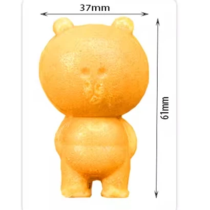 Japanese Cake Maker Waffle Maker Machine Snack Machines Mini Bears Shape Waffle Baker Machine For Small Business