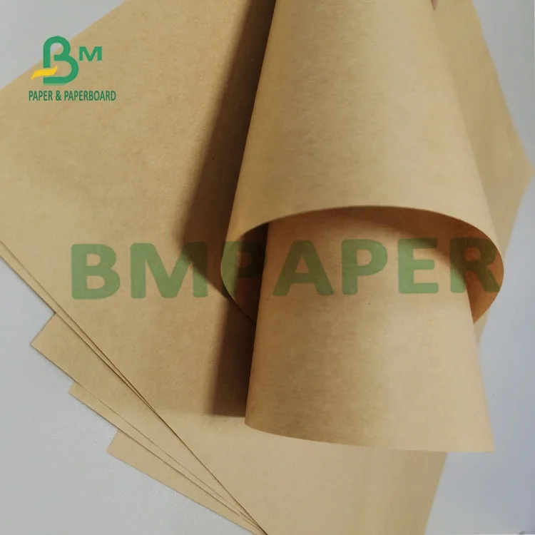 Kraft Paper 70GSM 80GSM Eco - Friendly Brown Craft Paper Offset Printing Virgin Wood Pulp A4 Sample for Free 1 Ton for Stock