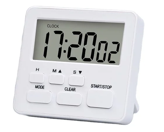 2021 новый дизайн Thermopro цифровой Громкий будильник кухонный таймер с обратным отсчетом сенсорная подсветка ЖК черный переключатель