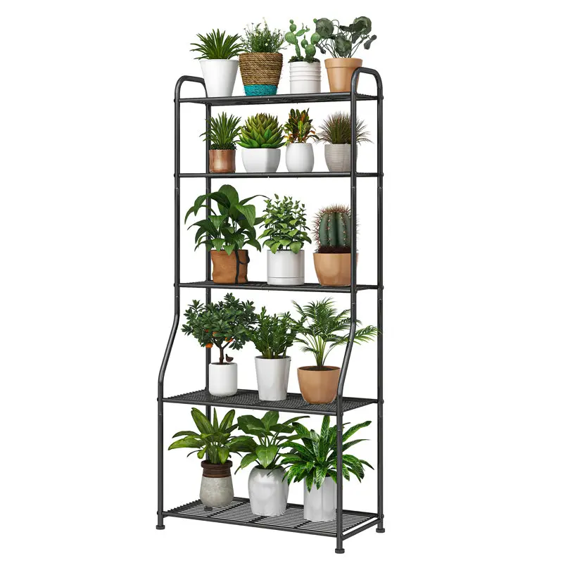 Modern Minimalist 3 Layers Indoor Outdoor Metal Hanging Plant Stand Plant Stand