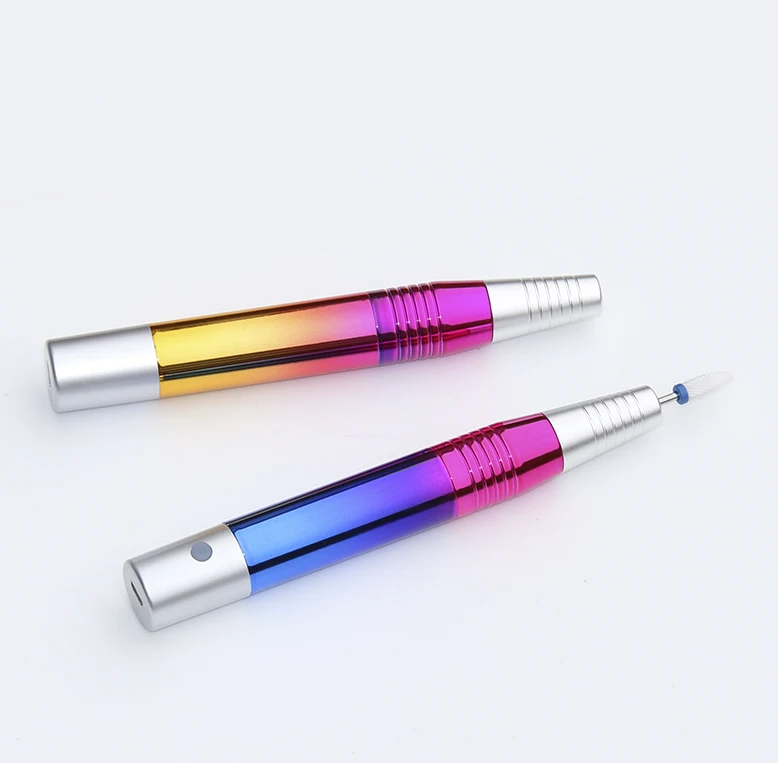 Professional electric nail file drill manicure tool rechargeable private label wireless nail drill