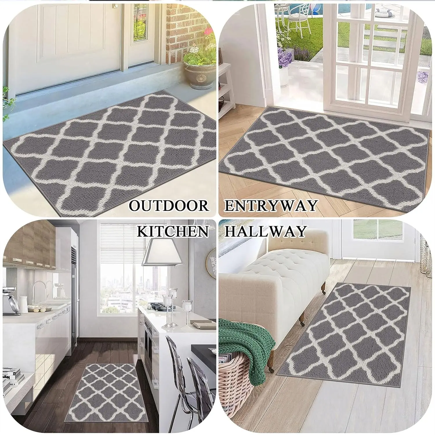 Skymoving New Design Custom Doormat for Home Anti Slip Welcome Entrance Front Door Mats Outdoor Polypropylene Indoor Floor Mats