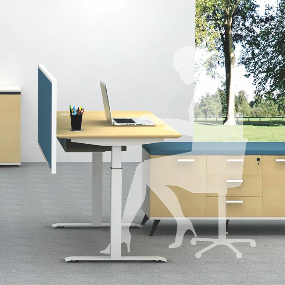 3-я ступенями Электрический парта с регулировкой высоты офисная мебель регулируемая по высоте стоя компьютерный стол