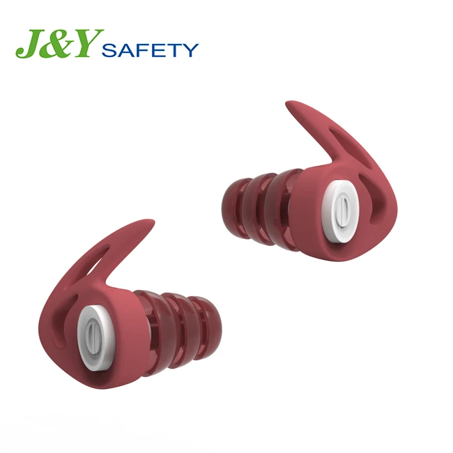 Reusable XS/S/M/L Size Flexible Hearing Protection Device Noise Reduction and Mute Earplug for Sleep for All