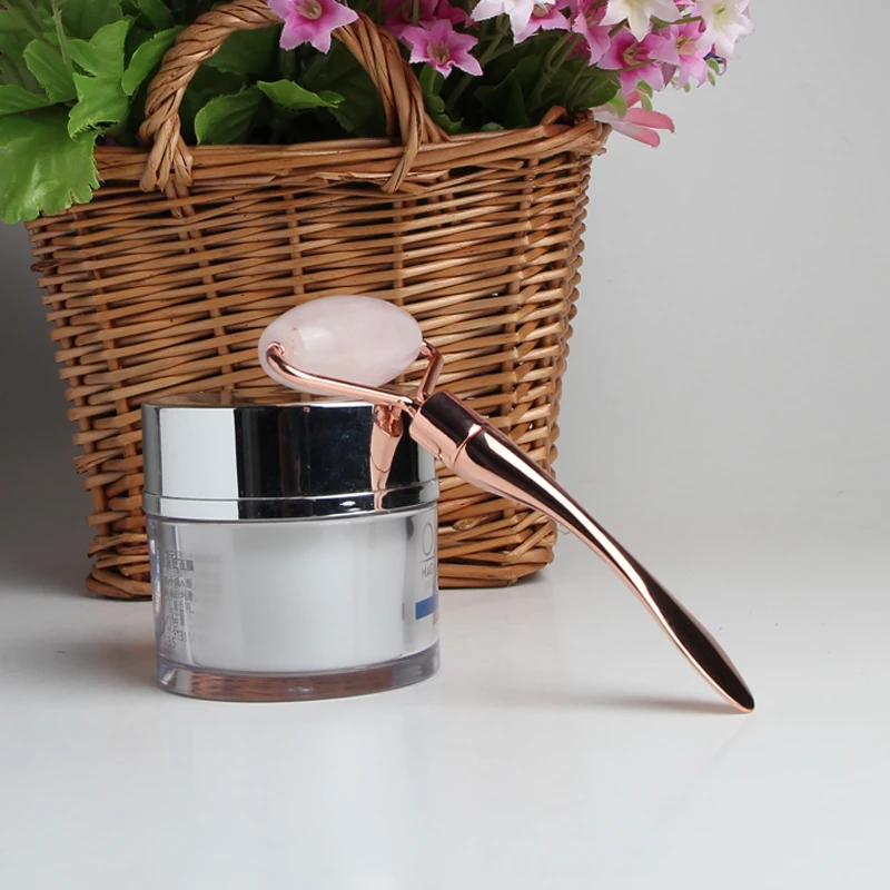 Rose Quartz Face Beauty Stick Beauty Face-lift Massager Facial Jade Roller