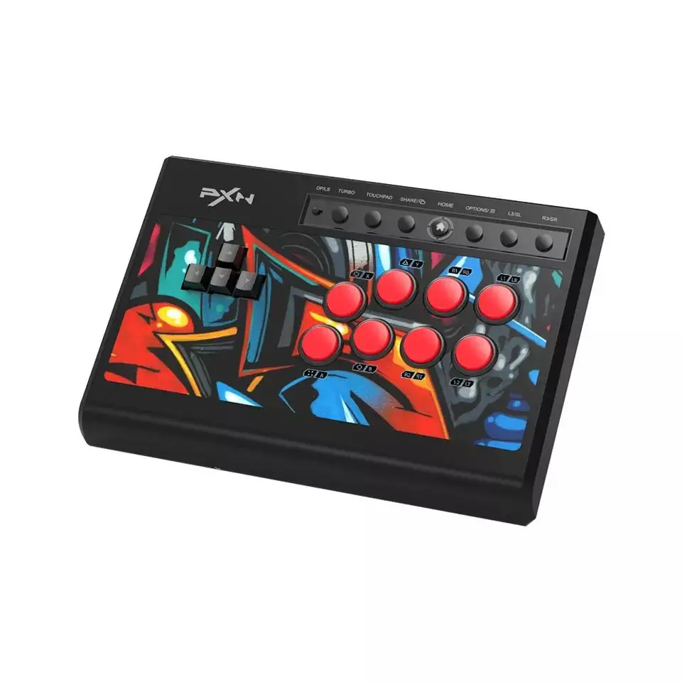 Joystick Game Controller Fighting Stick PXN X8 Keyboard Direction Control Wired USB for PC/Android/PS3/PS4/ Switch/Xbox One/X&S