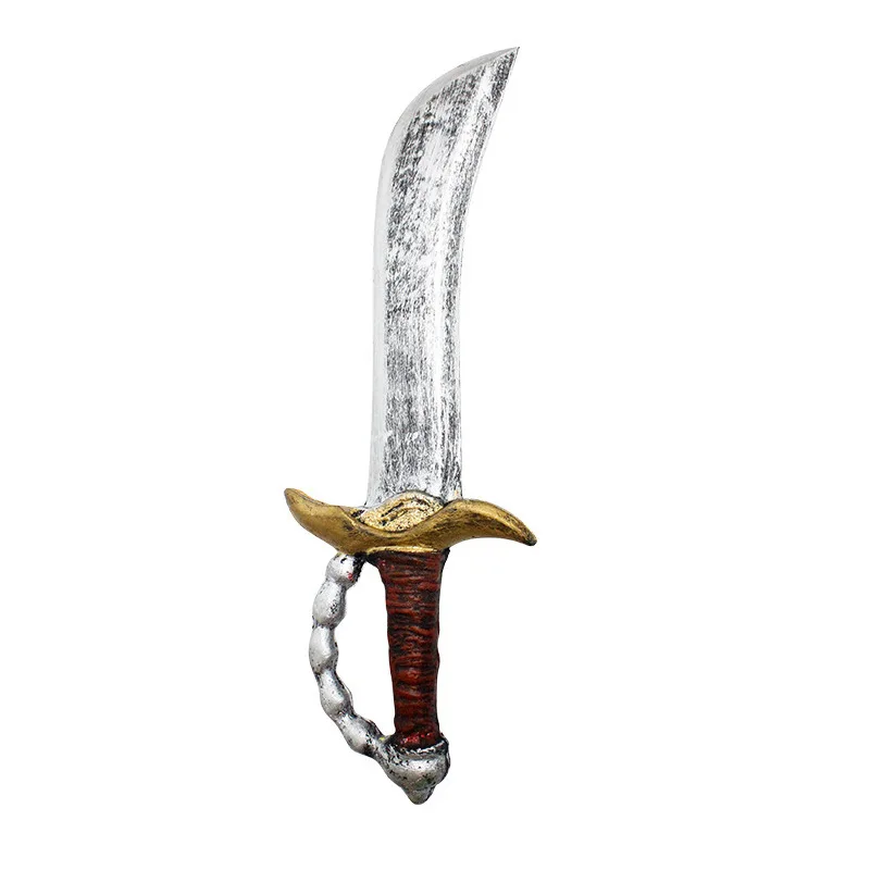 PU Foam Captain Pirate Cutlass Sword Cosplay Props Warriors Knights Weapons Sword Toys Halloween Cosplay Costume Accessory