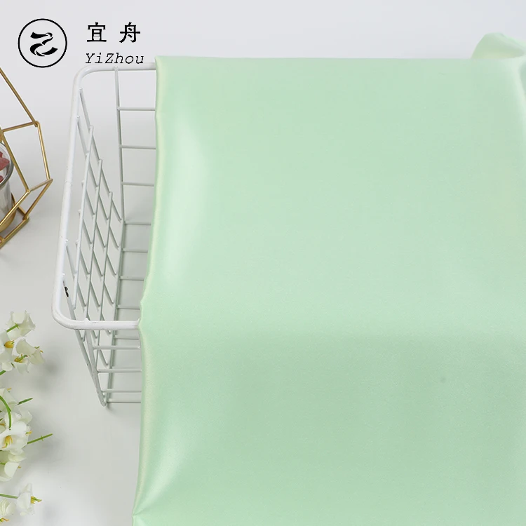 Wholesale 100D*200D polyester bridal satin fabric matte thick polyester satin fabric for wedding dress stage costume