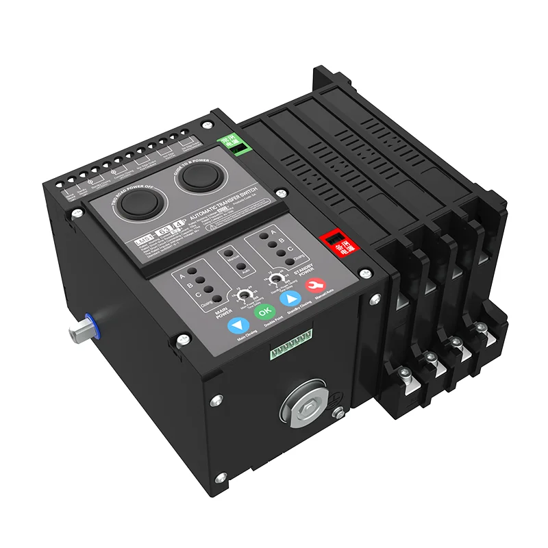 ATS LVMA LMS1-63SA Automatic Transfer Switch  3P 4P Controller Daul Power Changeover Switch