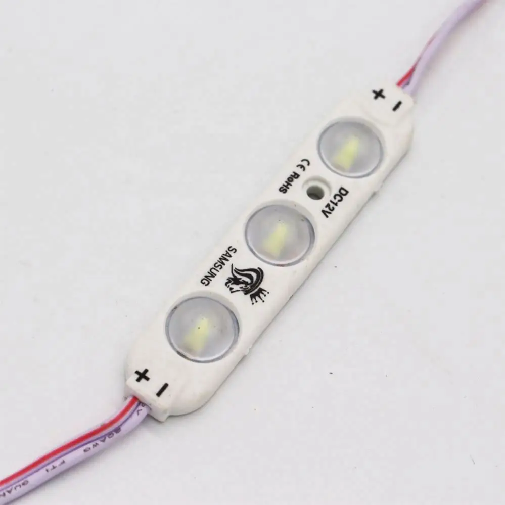 Whosale 7215 3led DC12V 1 5 Вт высокосветовой пластиковый Инжекционный светодиодный модуль с CE Rohs буквами рекламная коробка smd 2835 Светодиодный