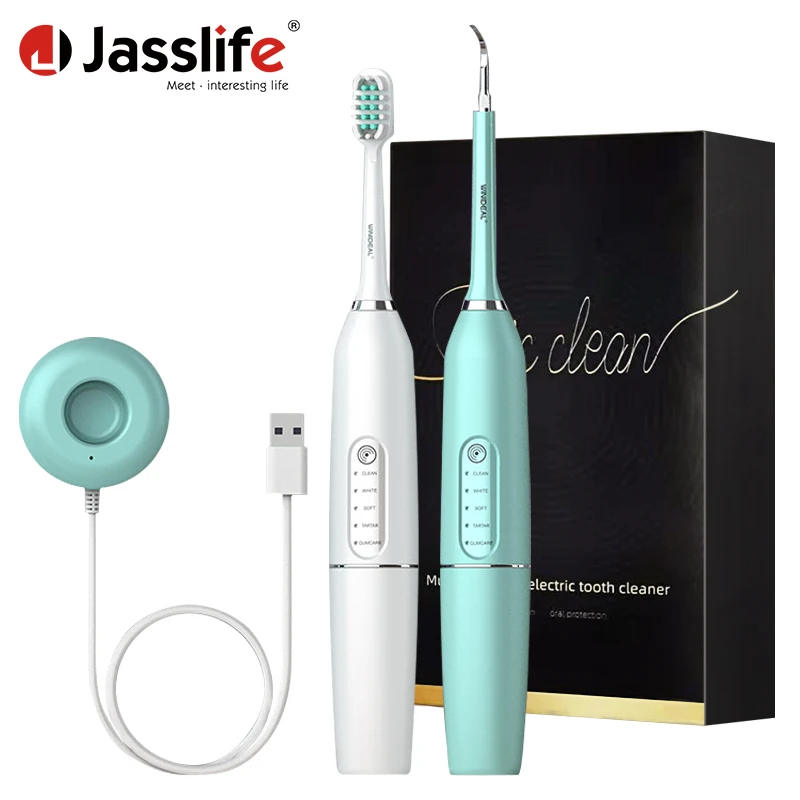 Electric plaque remover portable teeth cleaner ultrasonic dental scaler whitening tooth cleaner ultra sonic teeth cleaner