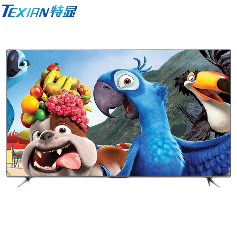 Высокое качество 50 дюймов плоский Бескаркасный экран телевизора Smart HD TV Android System