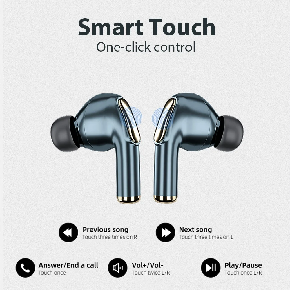 New Style TWS Wireless Earbuds Earphones Bluetooth Wireless Top Seller In ear Headphone J68 TWS Customize Wholesale