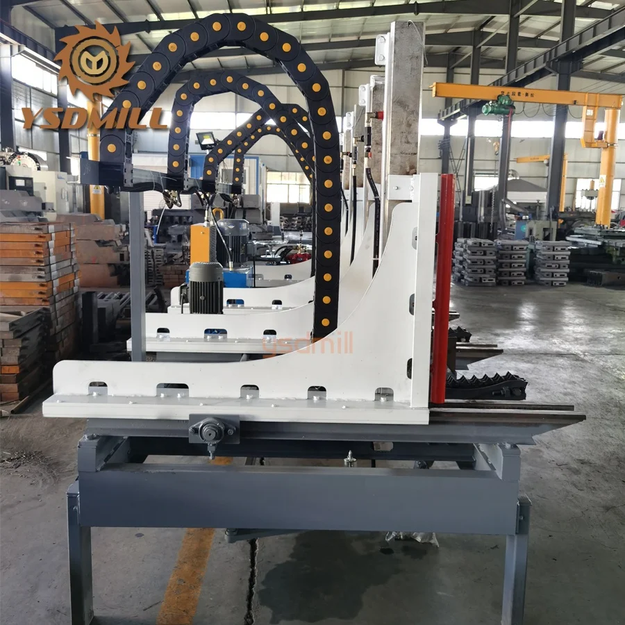 YSDMILL Wood Cutting Vertical Band Saw Wood Sawmill With Log Carriage