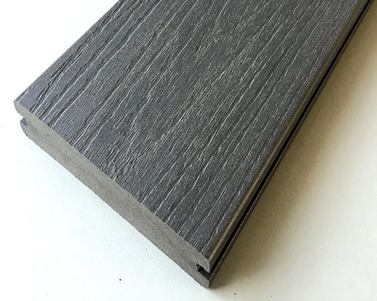 Wood Plastic Composite Decking Solid WPC Engineered Flooring 140*25mm