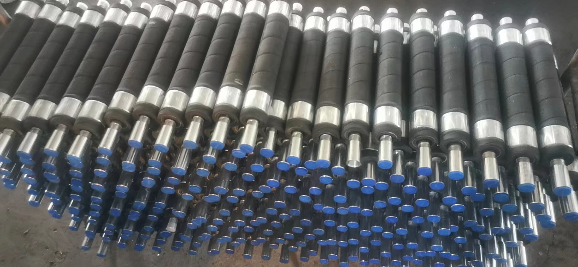 Borehole packer injection rubber packer for coal mine