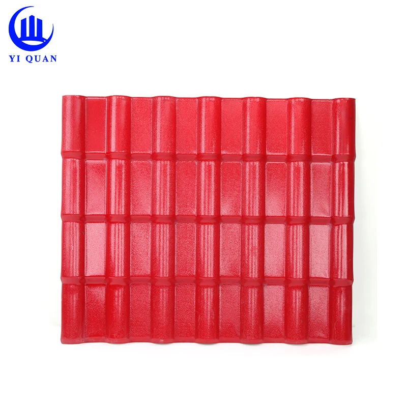 Corrugated traditional ASA Spanish roofing sheets manufacturer