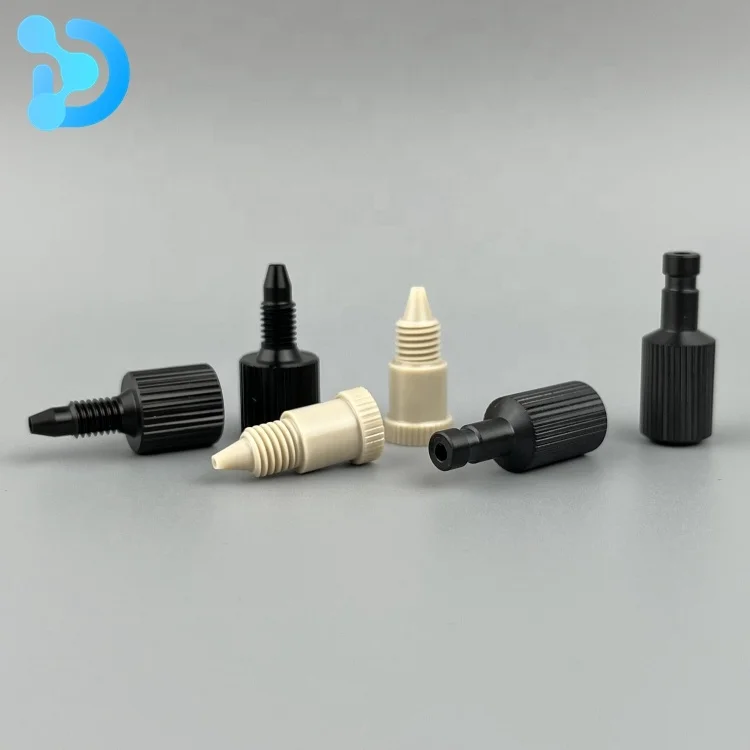 hplc peek nuts  ICP sample introduction nebulizers peek screw