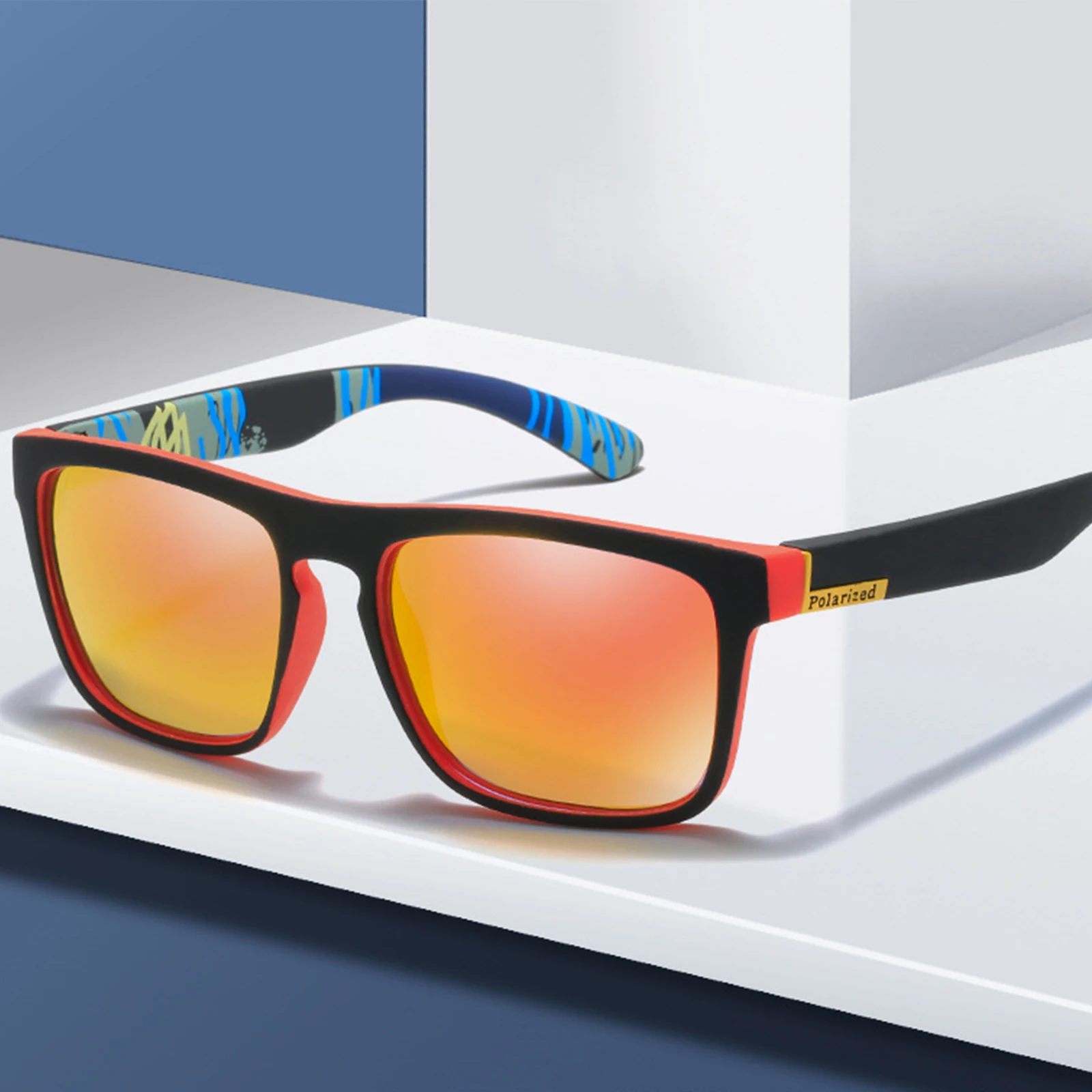 Retro classic outdoor style driving sports glasses PC metal UV400 lenses TAC polarized sunglasses