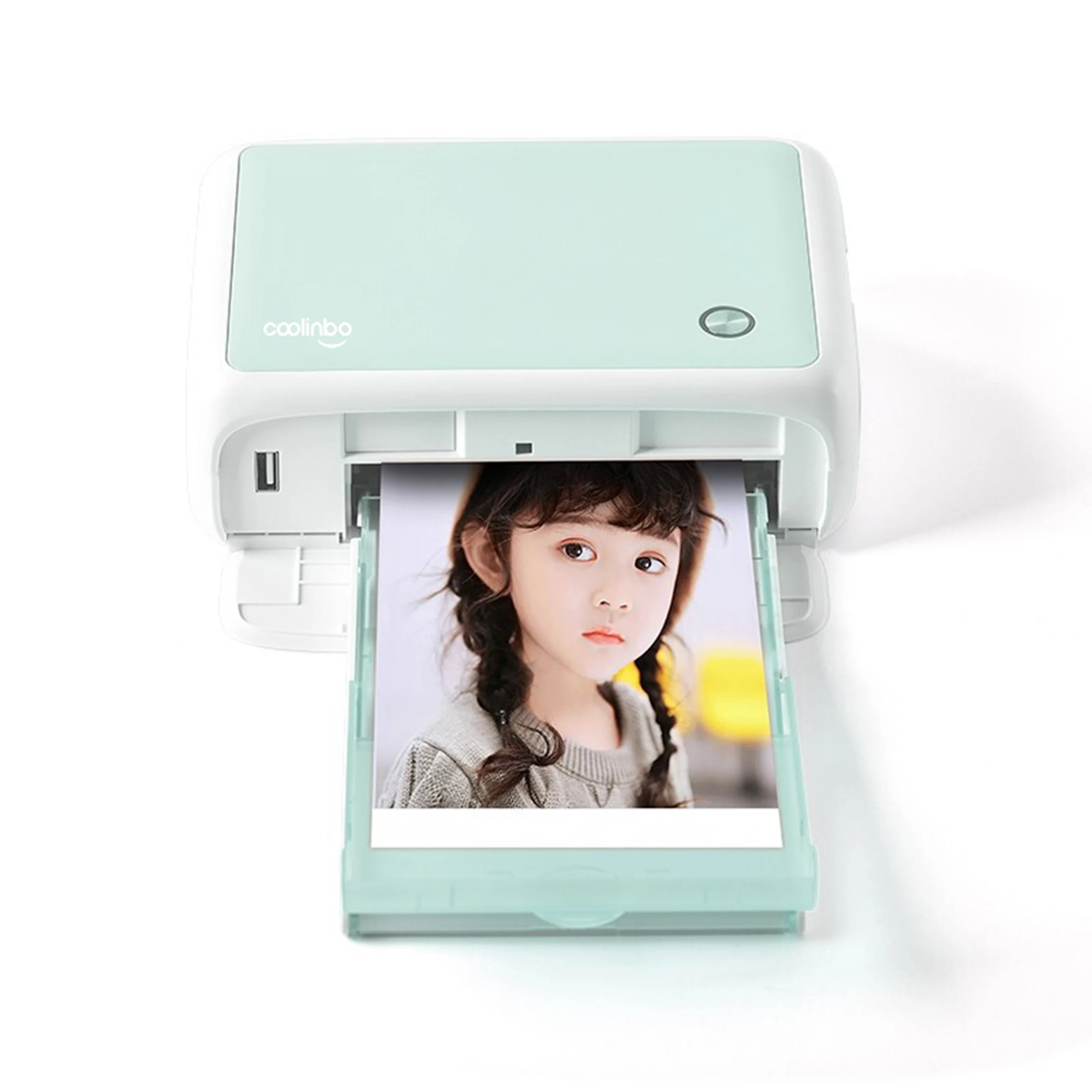 Coolinbo machine contains ribbon and photo papers mini photo printer machine
