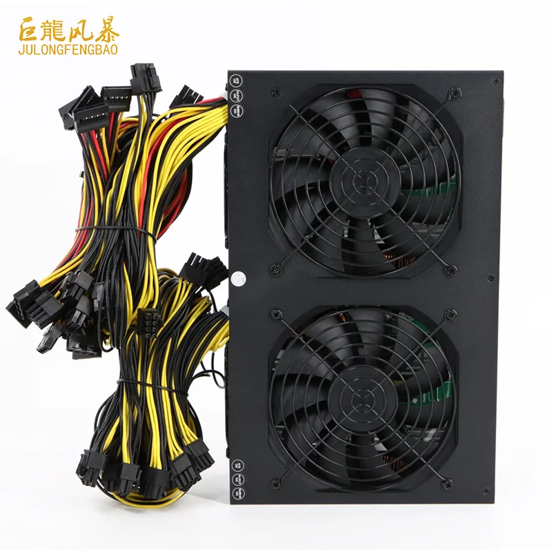 Hot Seller Atx Gold Power Supply 1600w 1800w 2000w 2400w 2800w 3600w Support 8 Gpu 6 Gpu 12 Gpu