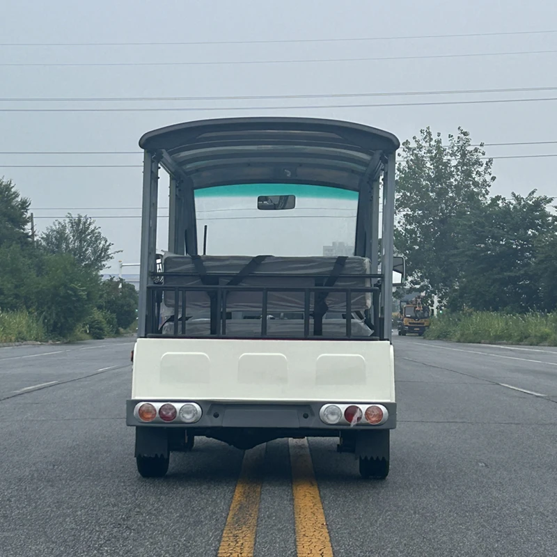 SC8O type 8-passenger open sightseeing car with three rows forward