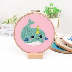 High Quality Embroidery Frame With Stand Diy Cross Stitch Embroidery Kanvas Embroidery Stand Wooden Cross Stitch