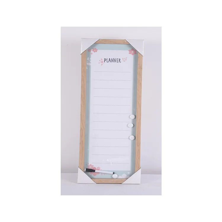 
Customized Cheap Dry Erase Writing Sheet Flexible Magnetic Board Weekly Planner 