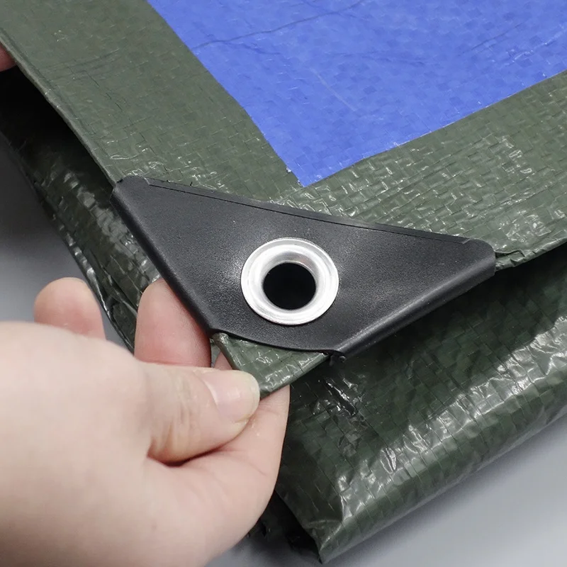 Waterproof Fabric Factory Price UV Treated Woven Pe Tarpaulin with Aluminum Eyelet