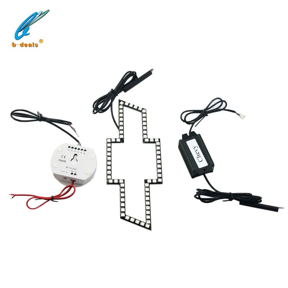 RGB Logo Halo for Chevy symbol rgb halo with APP controller LED Emblem for Chevy Bowtie