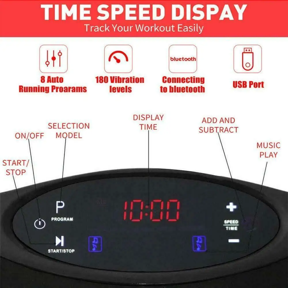 Top Quality Body Swing Abdominal 2D Crazy Fit Massage Oscillating machine ultrathin Vibration Plate